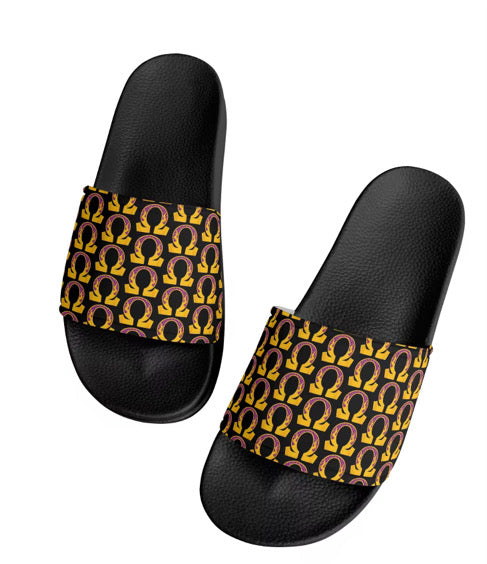 Que Omega Man Slippers Style 5-Ships in Three weeks