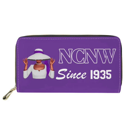 NCNW Zip-Around Clutch Purse
