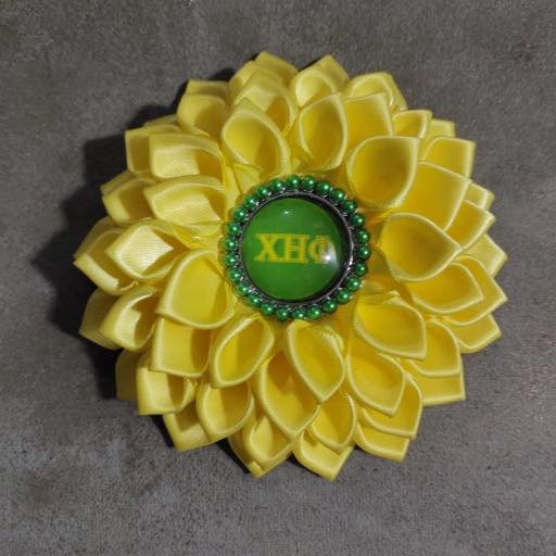 Chi Eta Phi Satin Flower Corsage Brooch Pin Perfect for your Special Event!