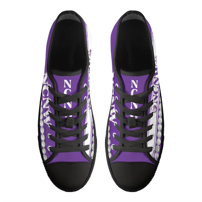 NCNW Low-Top Canvas Sneakers Shoes Style-4 Ships in three weeks