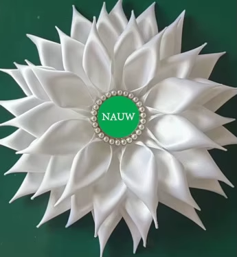 NAUW Magnetic Corsages Satin Ribbon Brooch