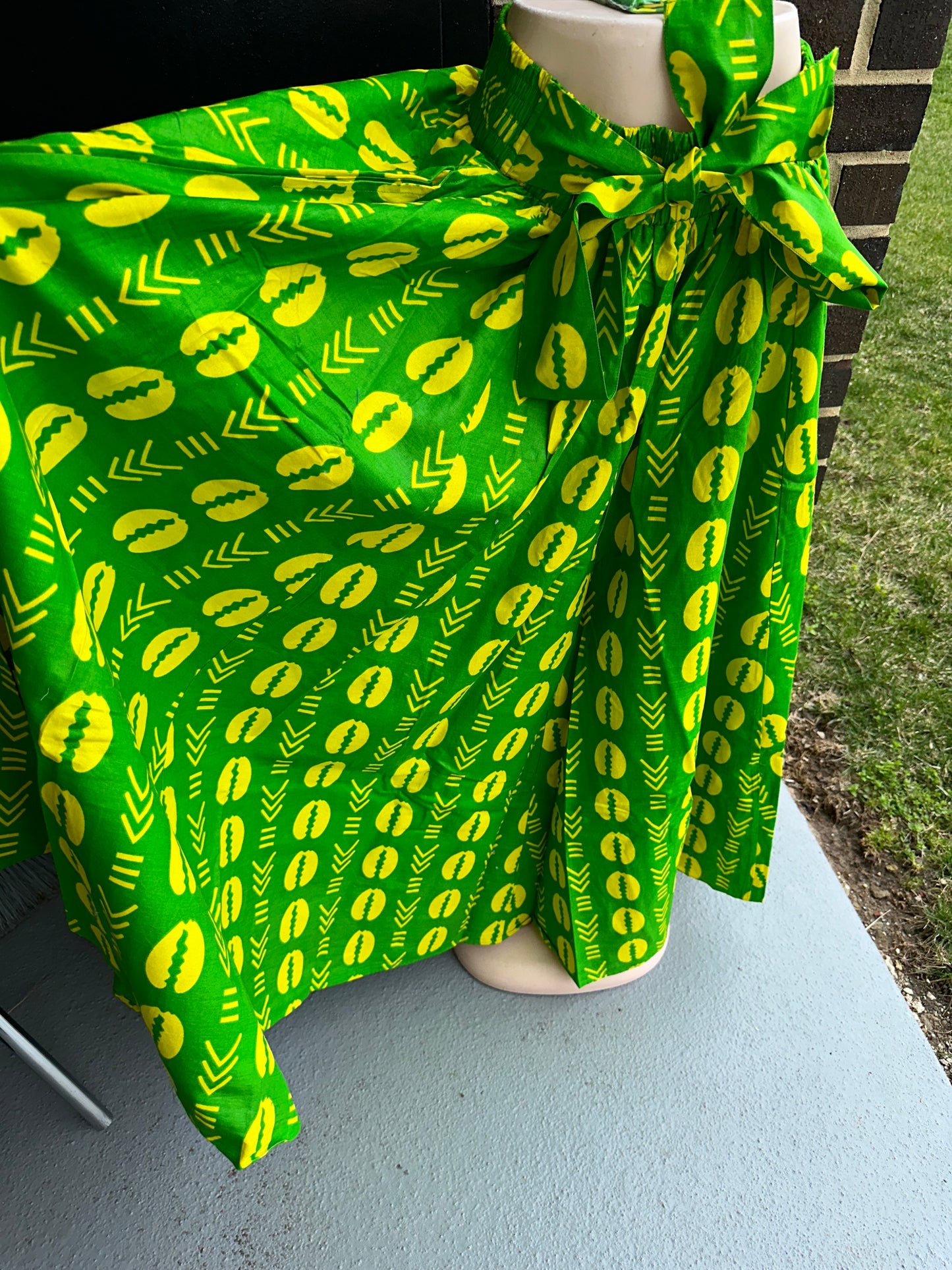 Chi Eta Phi Women Long Printed Maxi Skirt