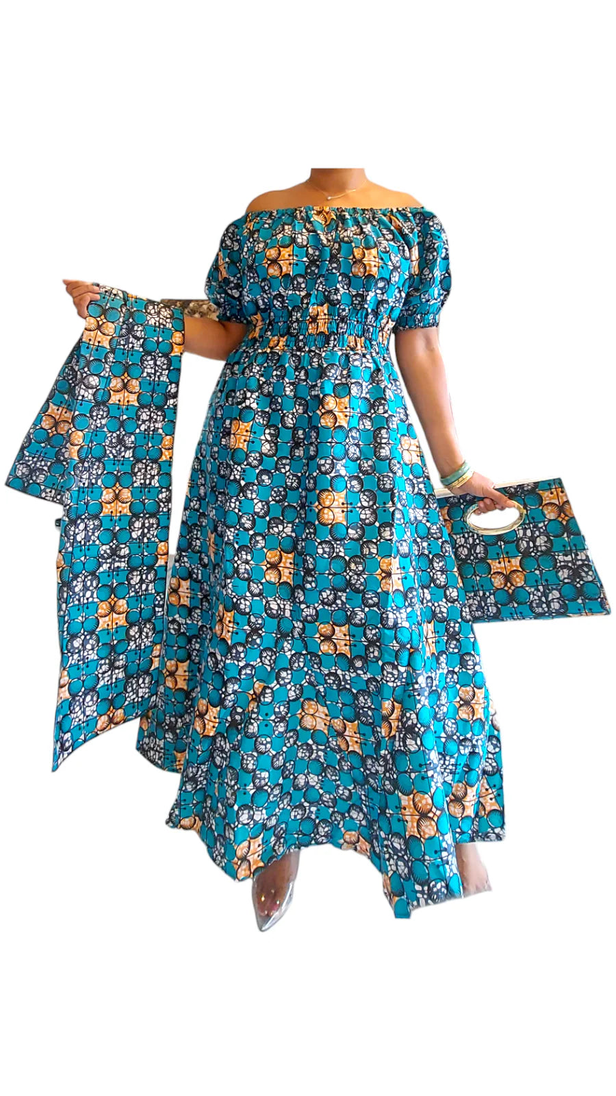 Maxi Dress With Pocketbook