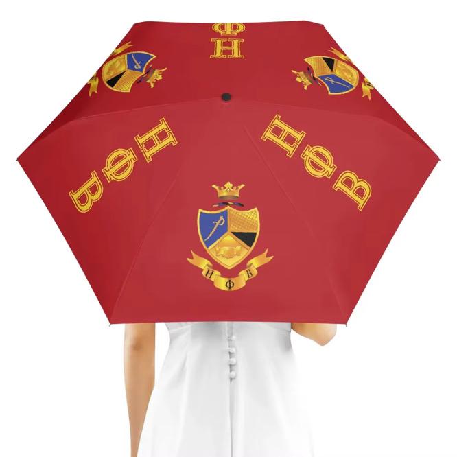 Eta Phi Beta Greek Letters Compact Umbrella: Sleek & Reliable Protection