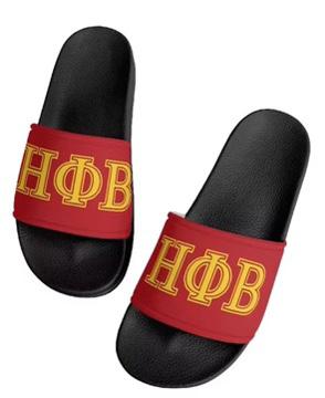 Eta Phi Beta Greek Letters Slippers