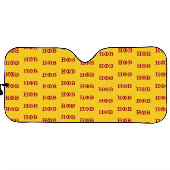 Eta Phi Beta Greek Letters Car Shade visor