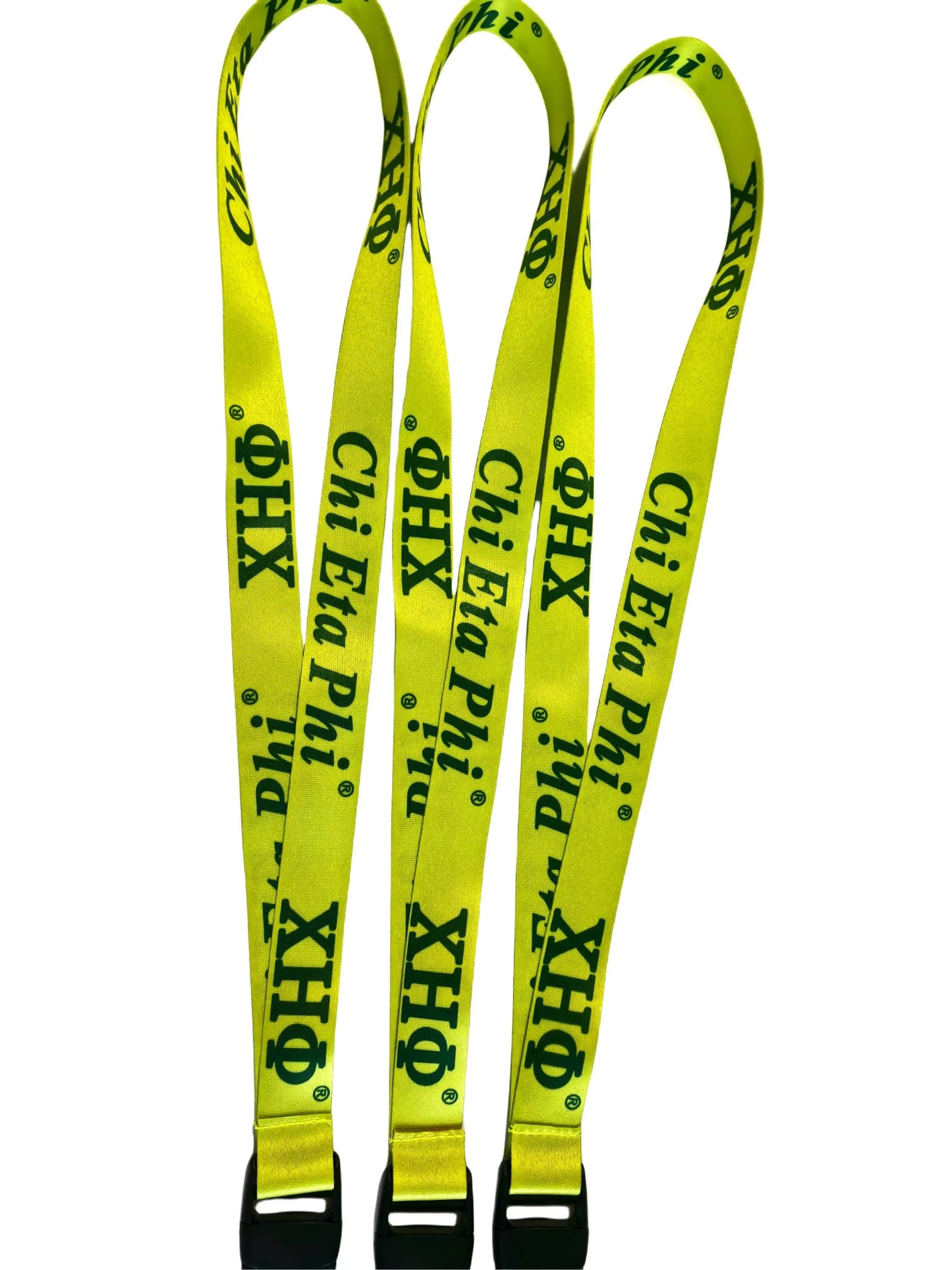 Chi Eta Phi Sorority Fraternity Lanyard Greek Letters Neck Strap Lanyards for ID Card Holder