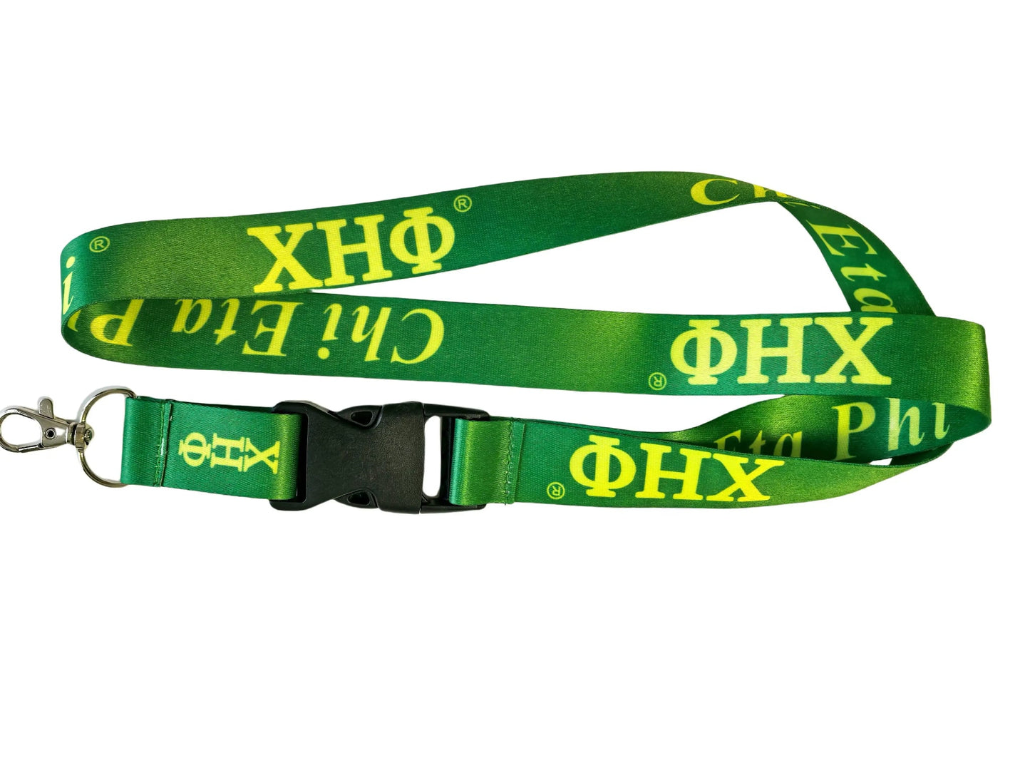 Chi Eta Phi Sorority Fraternity Lanyard Greek Letters Neck Strap Lanyards for ID Card Holder