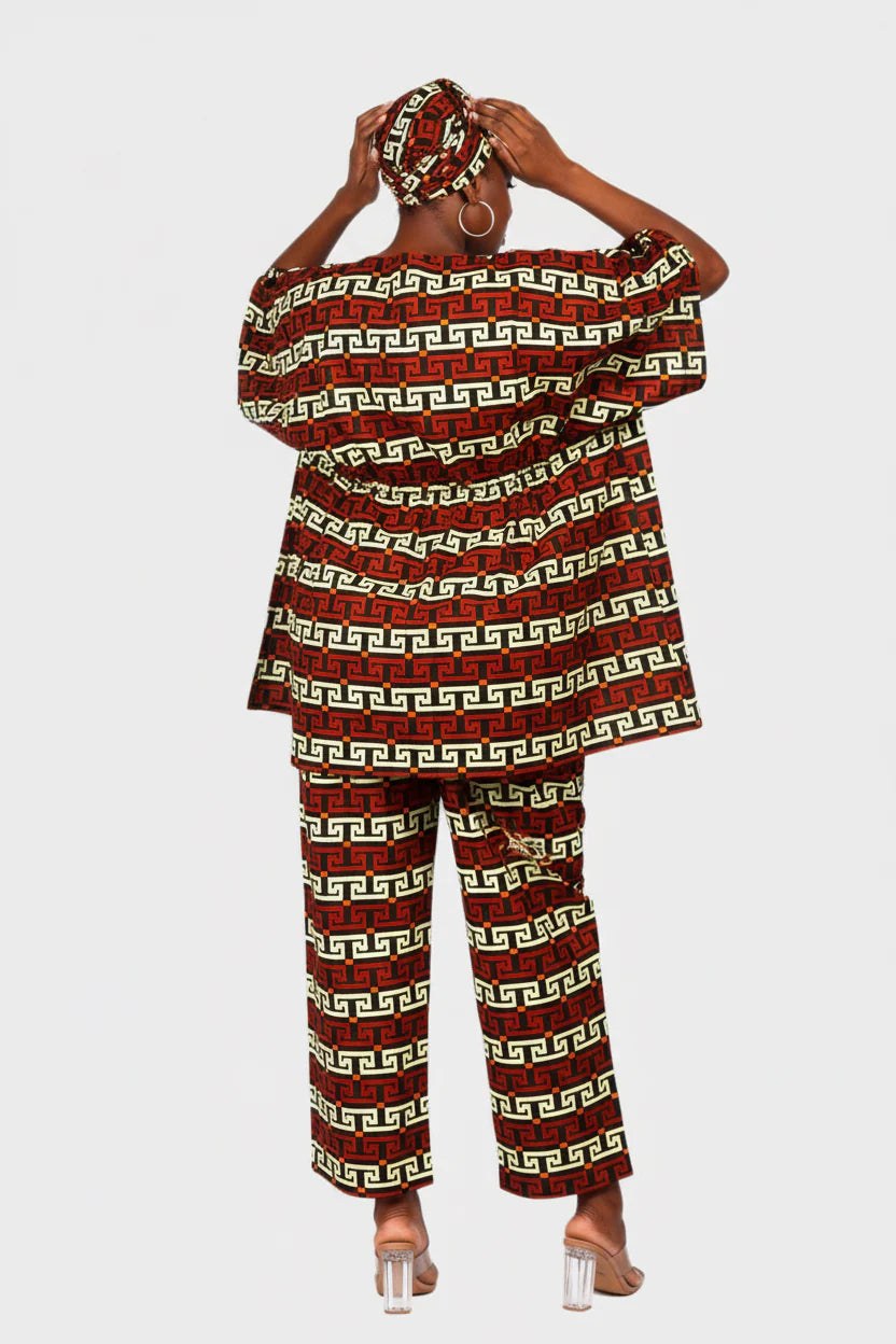 Peplum / Kaftan Top & Pant Set Fits up to 2xl