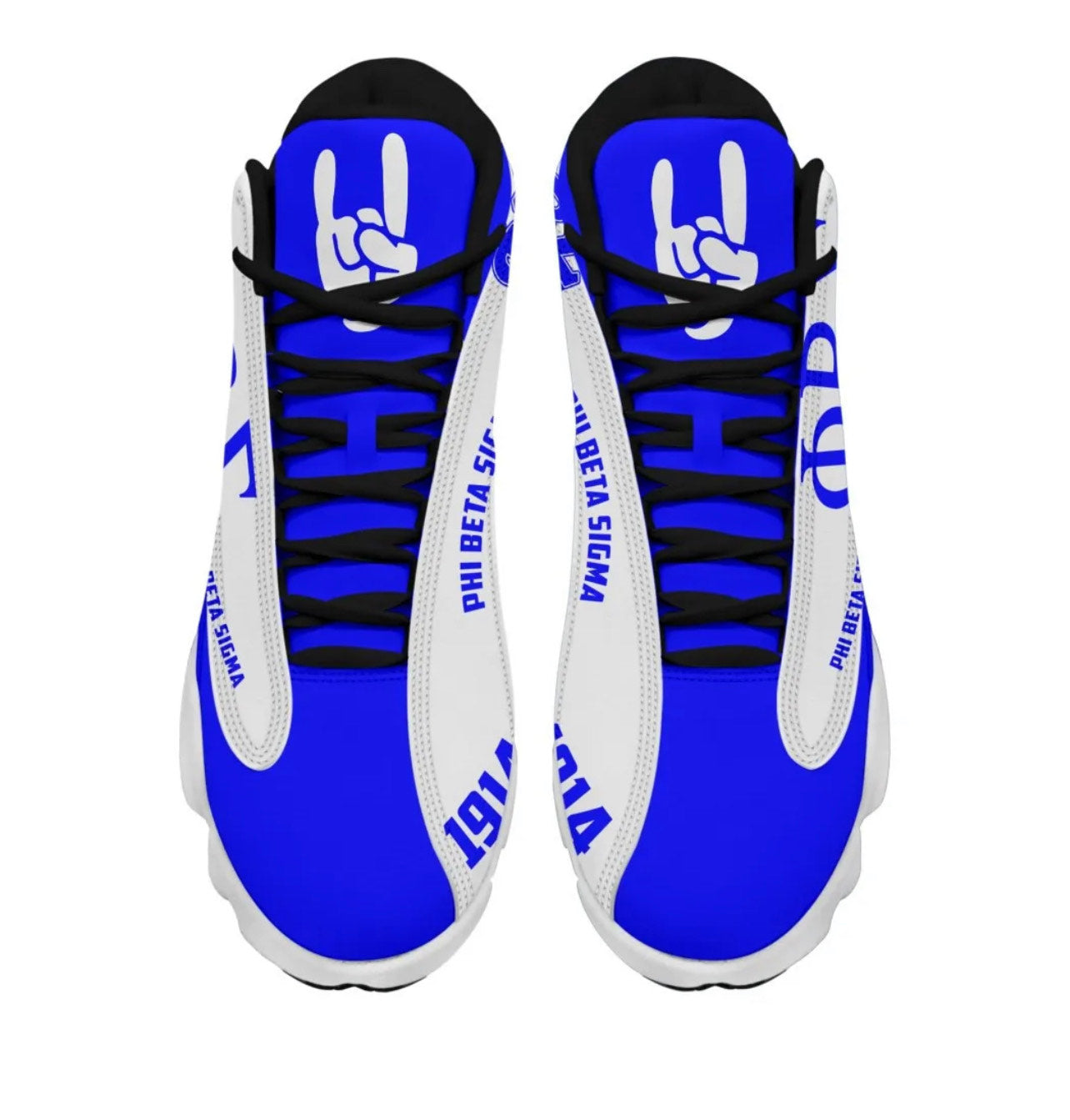 Mama Jojo-2023 Hot Selling Phi Beta Sigma Blue High Quality Breathable Sports Men Shoes