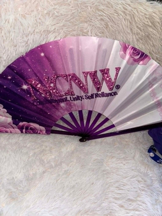 NCNW Empowered & Elegant Folding Hand Fan