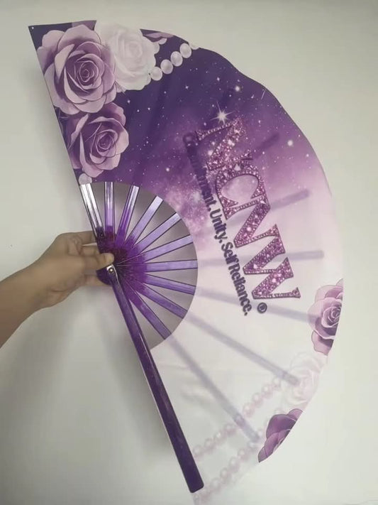 NCNW Empowered & Elegant Folding Hand Fan