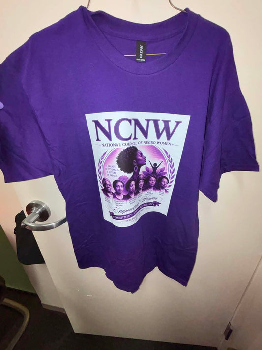 NCNW Purple T shirt- In Stock Ready to ship Founders