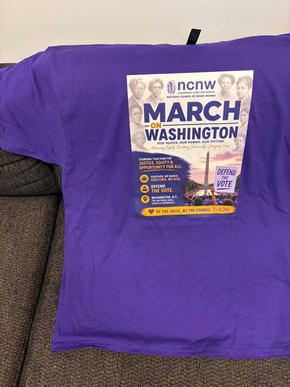 NCNW March  On Washington T-shirts Lincoln, Memorial  Tshirts