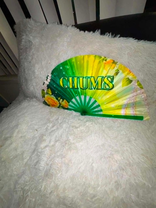 CHUMS Empowered & Elegant Folding Hand Fan