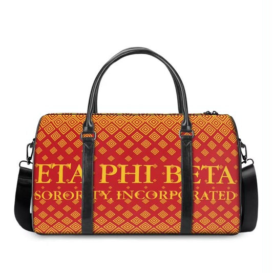 Eta Phi Beta Duffle Traveling Bag. Style 8  Ships in Three Weeks or less. Pre order