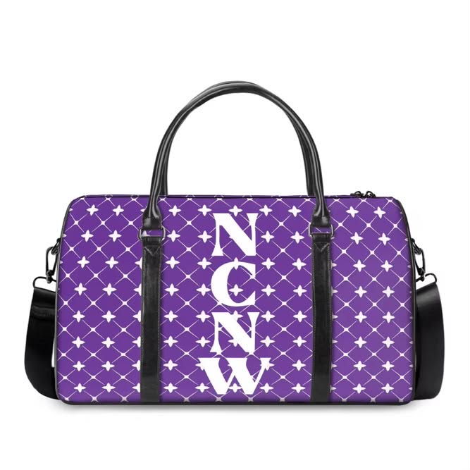NCNW Duffle Bag Style 9 High Quality Custom Made. Ships in three weeks or less