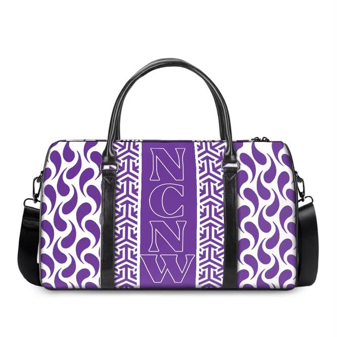 NCNW Duffle Bag Style 14 High Quality Custom Made. Ships in three weeks or less