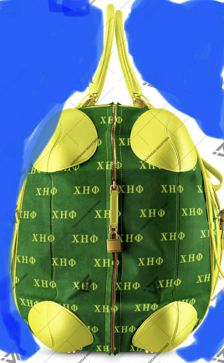Chi Eta Phi Sorority Clothing Sublimated Luxury Travel Overnight Duffle Bag Weekender Bag Greek Paraphernalia