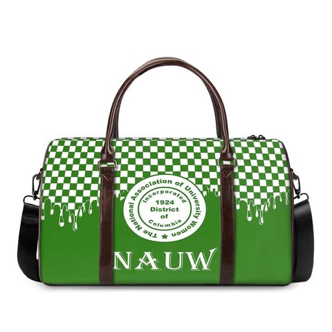 NAUW Duffle Bag Style 5 High Quality Custom Made. Ships in three weeks or less