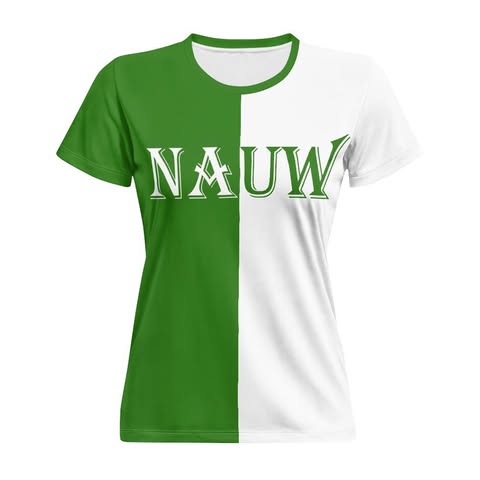 NAUW Color Block T shirt- Ships in three weeks or less. I am a new vendor