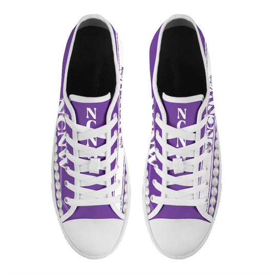 NCNW Low-Top Canvas Sneakers Shoes Style-2  Ships in three weeks