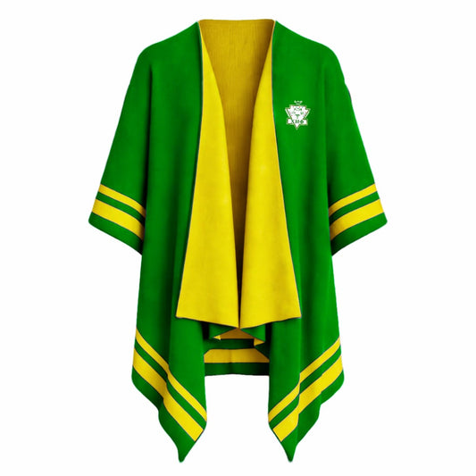 Chi Eta Phi Cape  Acrylic Shawl Women Poncho Wrap Casual Embroidered Wool Cape Poncho Shoulder Cape Wrap Cloak Draped Shawl