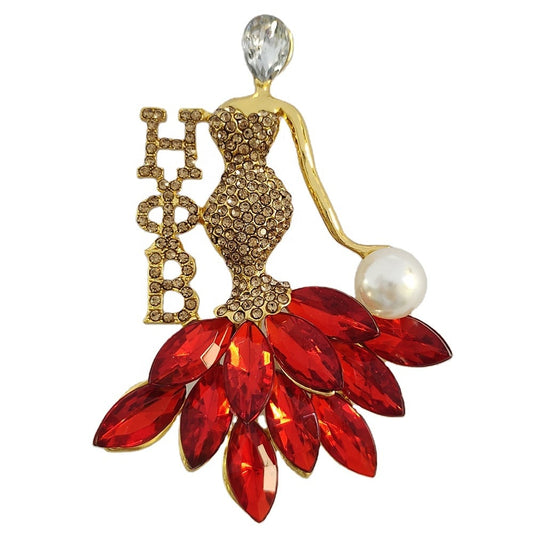 Eta Phi Beta Sparkling Lady Pin