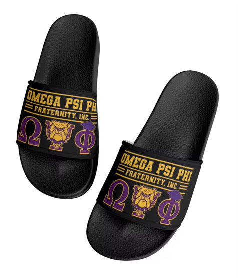 Que Omega Man Slippers Style 2-Ships in Three weeks