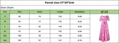 Chi Eta PHi Graffiti Printed Maxi Dress Green Base-Yellow Graffiti