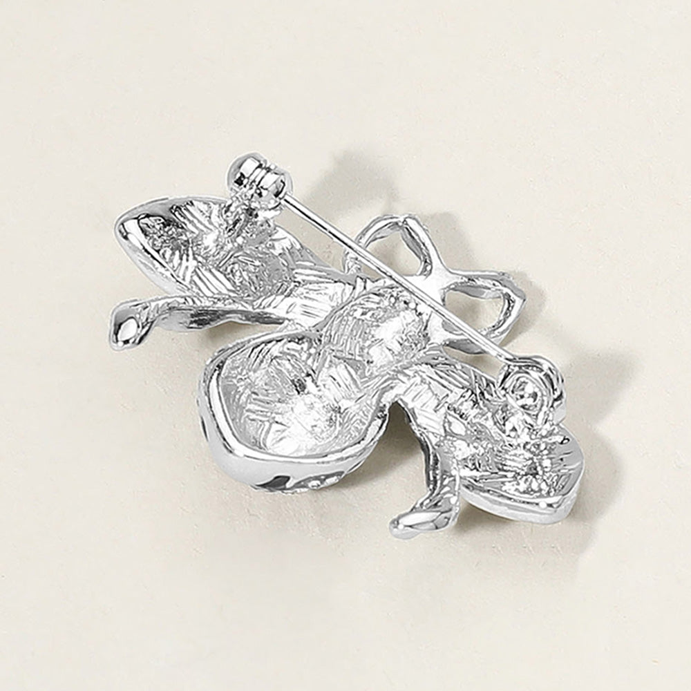 Crystal Paved Honey Bee Pin Brooch