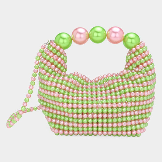 Pearl Beaded Handbag / Crossbody Bag