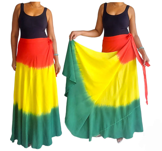 Wrap Skirt / Rasta