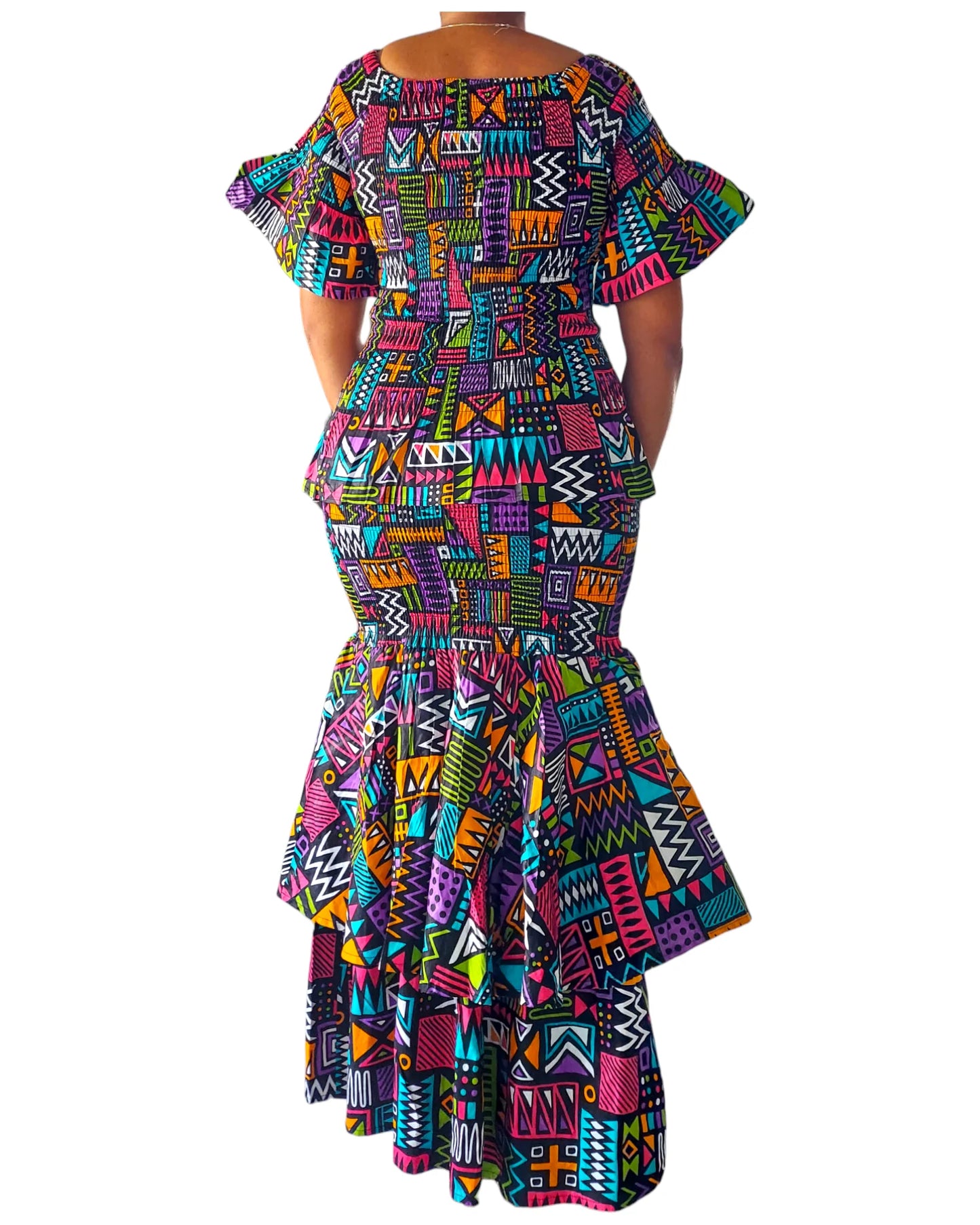 Smock Skirt & Blouse Set -