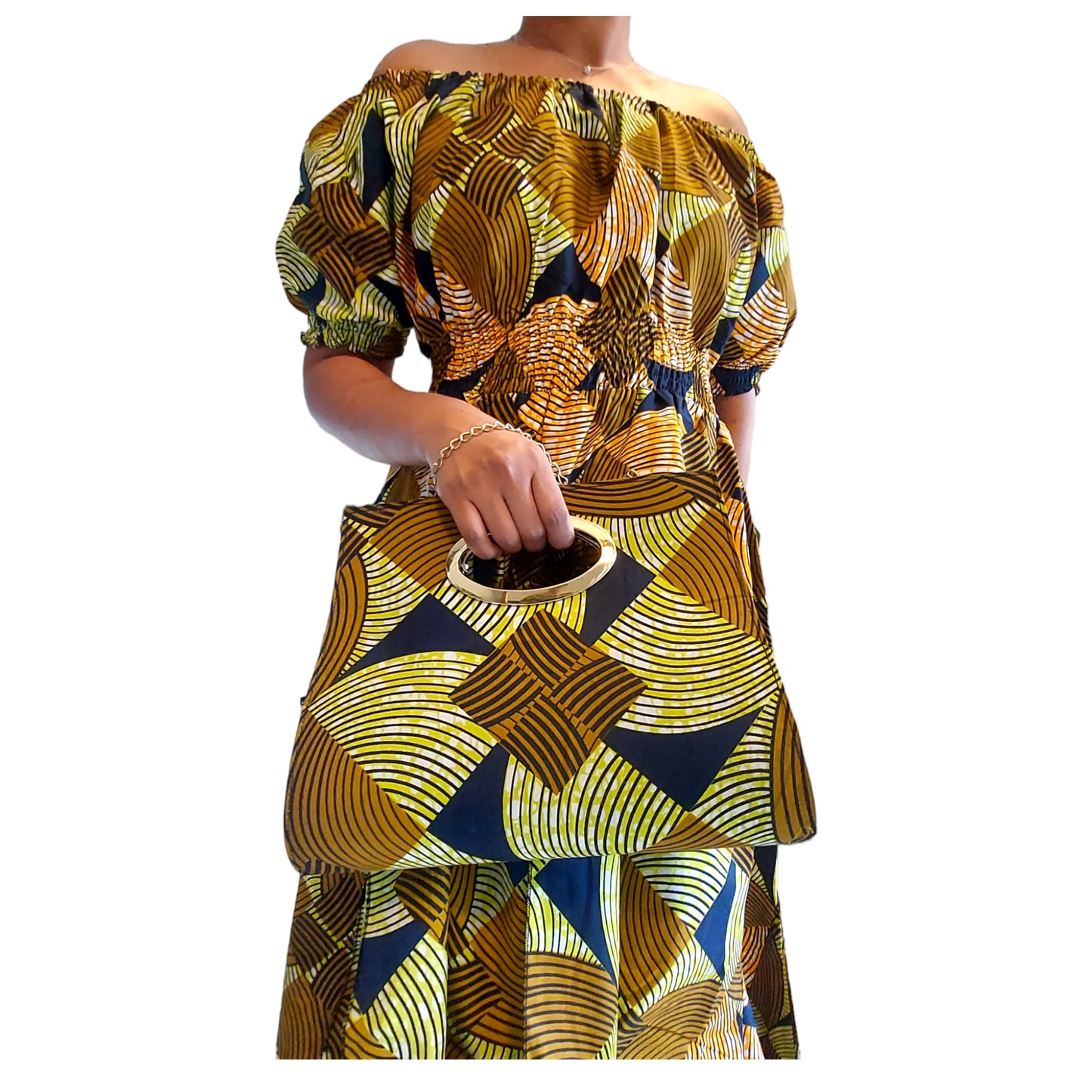 Maxi Dress With Pocketbook Style 1104