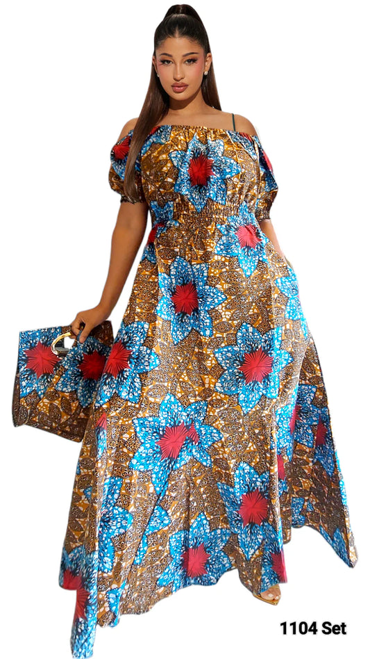 Maxi Dress With Pocketbook