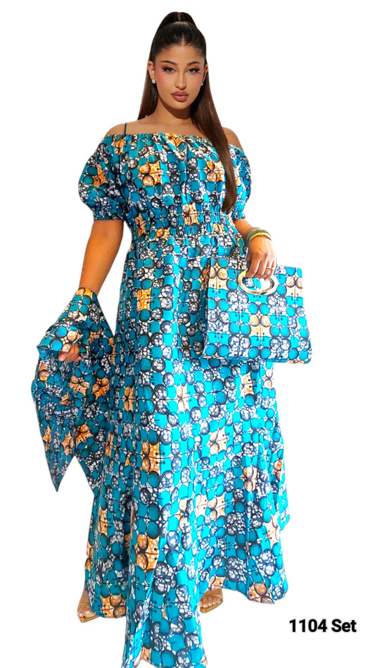 Maxi Dress With Pocketbook