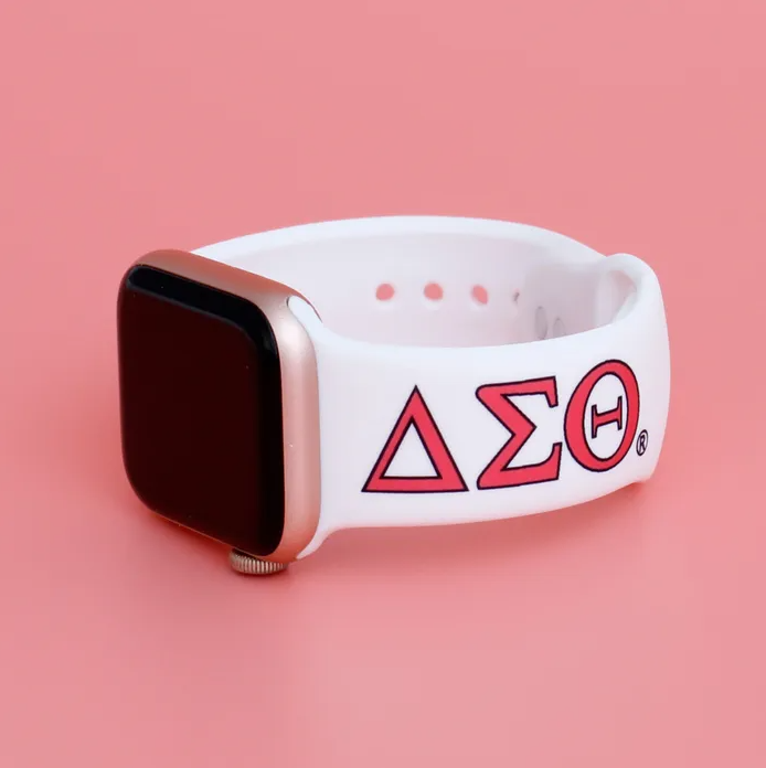 DST Sorority White Red 1913 Watch Band Strap Women