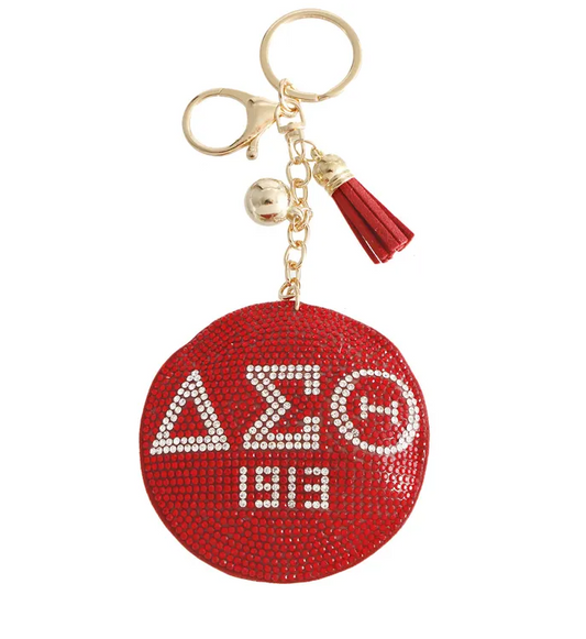 Red Padded DST Keychain|7 x 3.10 inches