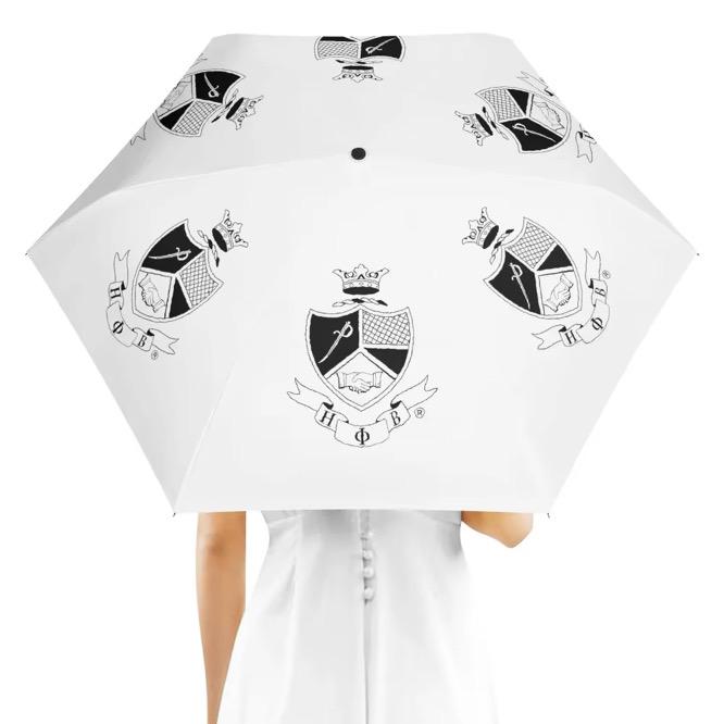 Eta Phi Beta Greek Letters Compact Umbrella: Sleek & Reliable Protection