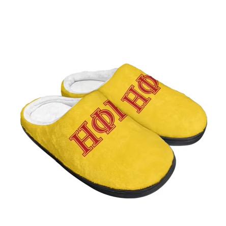 Eta Phi Beta Greek Letters Bedroom Slippers