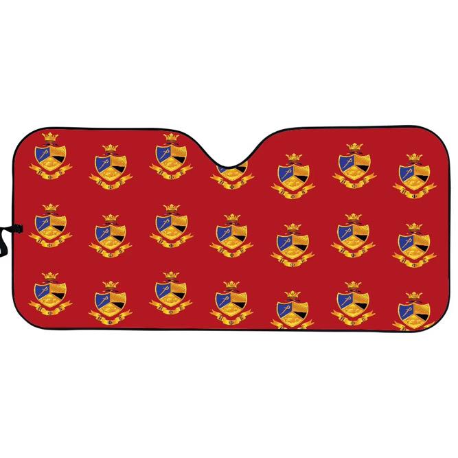 Eta Phi Beta Greek Letters Car Shade