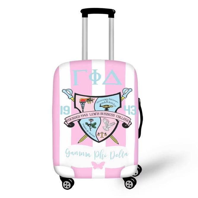 Gamma Phi Delta Greek Letters Suitcase Trolley Luggage Cover