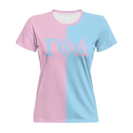 Gamma Phi Delta T shirt-Color Block