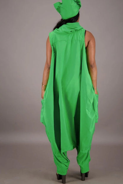 Hooded Solid Color Jumper