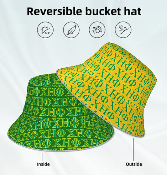 Chi Eta Phi Bucket Hat Reversible