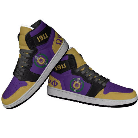 Omega Psi Phi  Cushion Sports  Men Shoes Style 6 -Ships in Three weeks