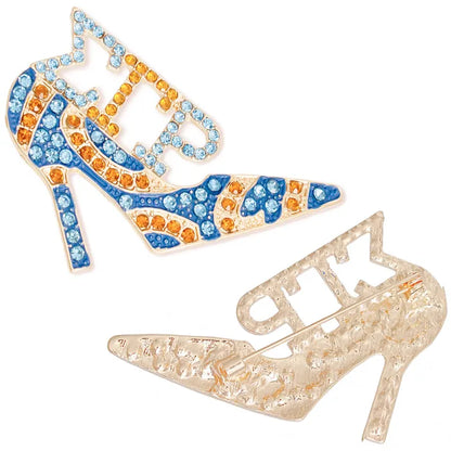 Brooch Sigma Gamma Sorority Heel Pin for Women