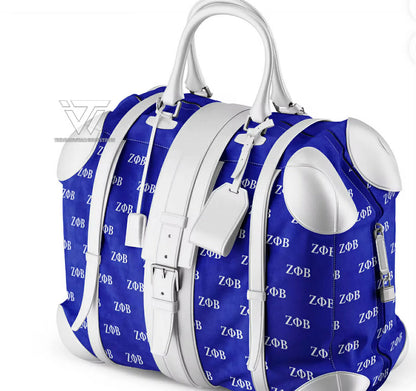 Zeta Phi Beta i Sorority Clothing Sublimated Luxury Travel Overnight Duffle Bag Weekender Bag Greek Paraphernalia (Copy)