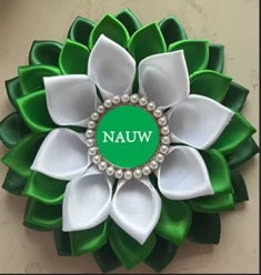 NAUW  Magnetic Corsages Satin Ribbon Brooch